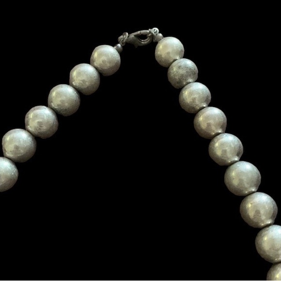 Gorgeous Silver Tone Beaded Western Jewelry Equestrian Horse Necklace Country - Picture 4 of 5